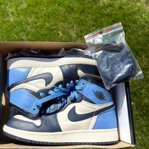 Nike Air Jordan 1 Retro High OG GS Obsidian Men\'s Shoes - Size 5.5 - Ships Now main image 9